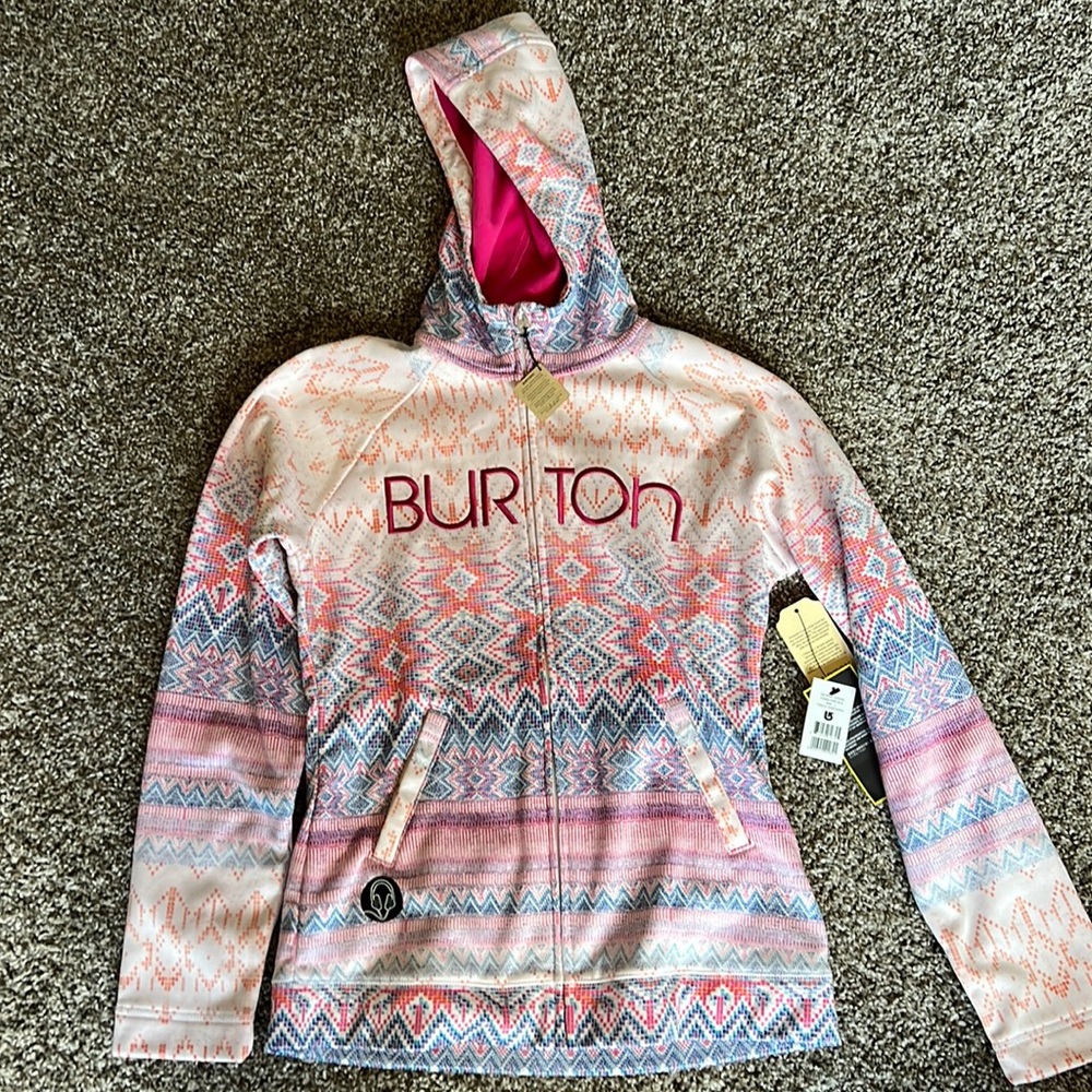 New with tag BURTON snowboarding zip up